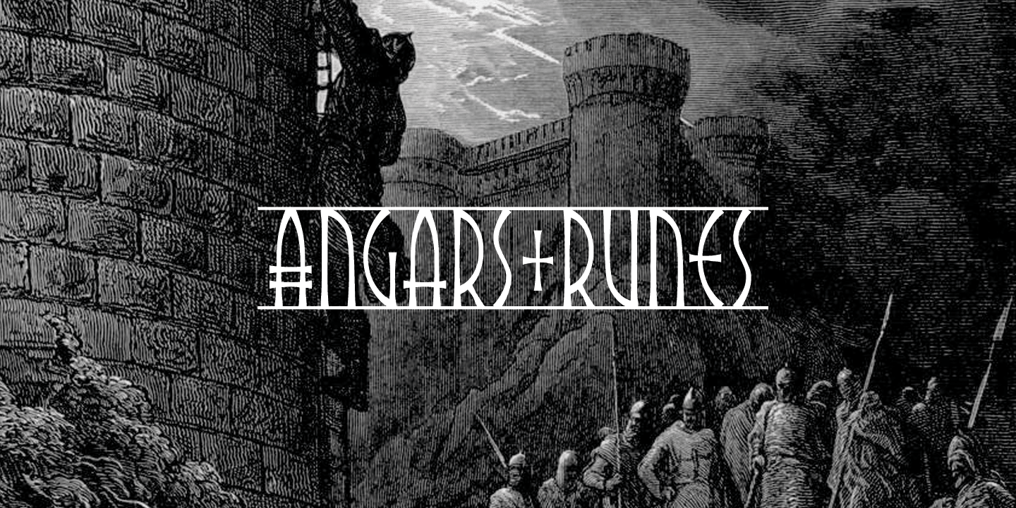 Шрифт Angars Runes